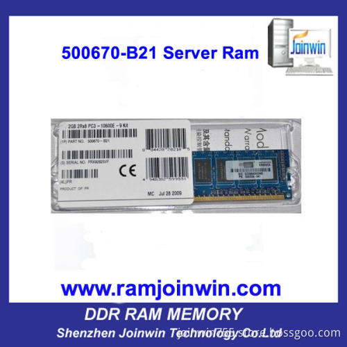 500670-B21 2GB (1X2GB) PC3-10600 (DDR3-1333)